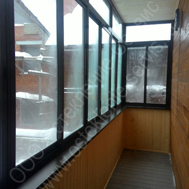 Остекление балконов и лоджий под ключ в Мытищах